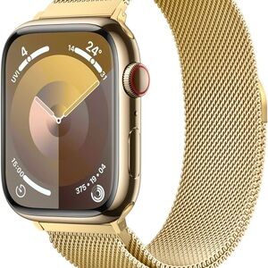Luxurious Gold Smartwatch Mesh Band